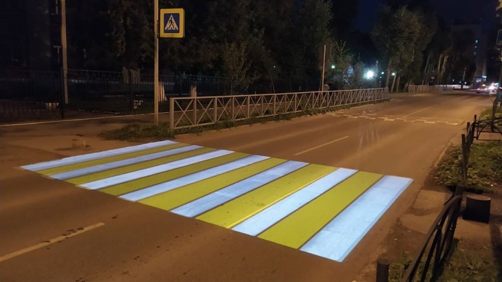 Фото: Для безопасности передвижения в Виннице проходит тестирование уникального пешеходного перехода.