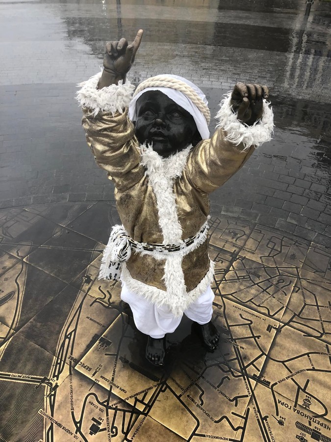 Фото: Малышей-основателей Киева одели в рождественские костюмы 04